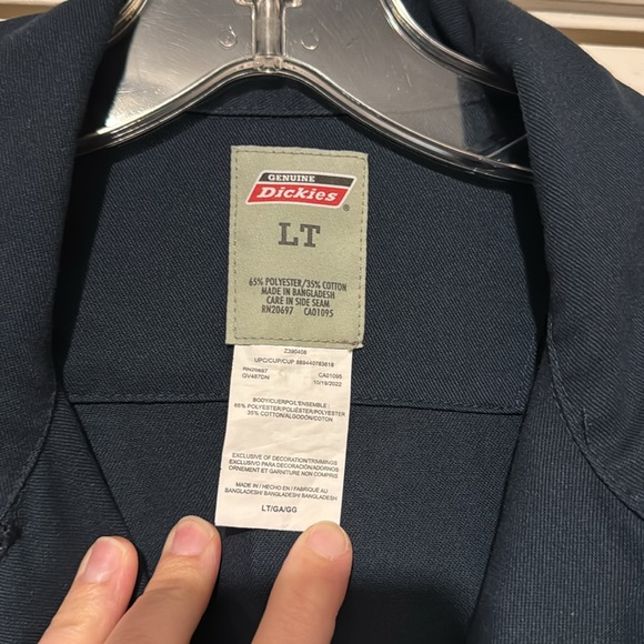 Dickies Coveralls Navy Large Tall - Picture 5 of 9